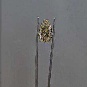 4.5ct Fancy Intense Yellow Lab Diamond Pear